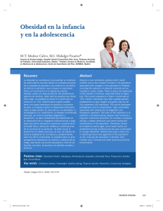 Obesidad en la infancia y en la adolescencia