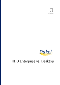 HDD Enterprise vs. Desktop