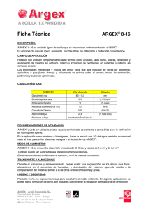 Ficha técnica ARGEX ® 8-16