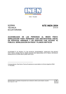 NTE INEN 2854 - Servicio Ecuatoriano de Normalización
