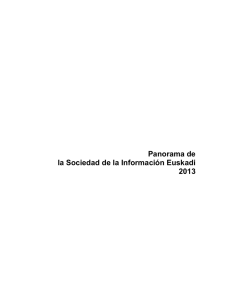 Panorama de la Sociedad de la Información Euskadi 2013