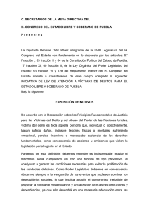 TITULO PRIMERO - H. Congreso del Estado