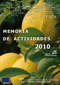 Memoria 2010 - Junta de Andalucía