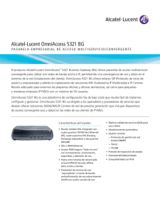 Alcatel-Lucent OmniAccess 5321 BG - Alcatel