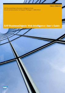 SAP BusinessObjects Web Intelligence User`s Guide
