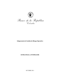 Subgeren ES ncia de Ges TRATEG stión de R GIA ANTIF Riesgo