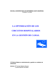la optimización de los circuitos hospitalarios en la gestión de camas