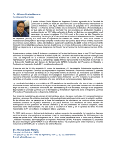 Dr. Alfonso Durán Moreno - Coordinación de Estudios de Posgrado