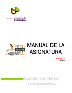 Electronica digital - Universidad Politécnica de Baja California