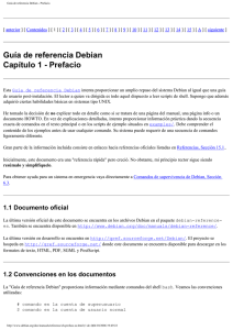 Guía de referencia Debian