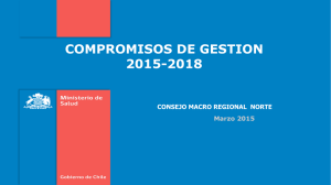 COMPROMISOS DE GESTION 2015-2018