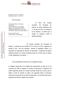 Dictamen 176/2014 - Consejo Consultivo del Principado de Asturias