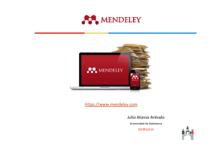 ¿Qué es Mendeley?