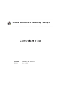 Currículum Vitae - Seminario de Paleografia, Diplomatica y