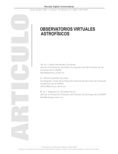 ObservatOriOs virtuales astrOfísicOs