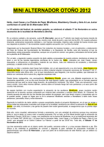 Nota de Prensa __El Alternador 2012