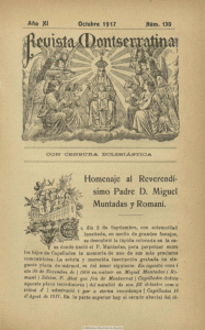 Homenaje al Reverendí- simo Padre D. Miguel Muntadas yRomaní.