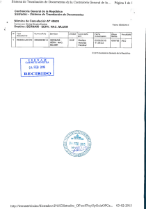 Sistema de Tramitación de Documentos de la Contraloría General