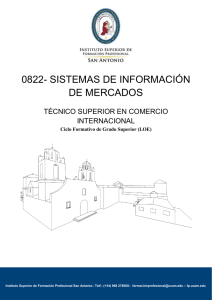 0822- sistemas de información de mercados