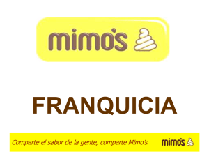 Franquicia Mimos