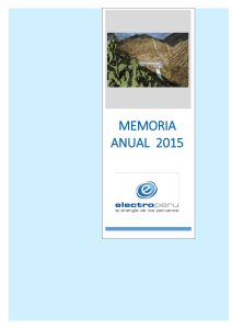 memoria anual 2015 - Bolsa de Valores de Lima