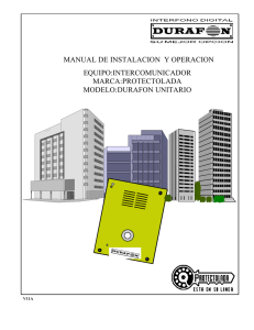 manual de instalacion y operacion equipo
