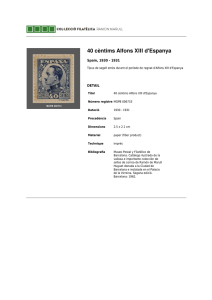 40 cèntims Alfons XIII d`Espanya