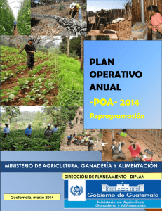 poa- 2014 - Ministerio de Agricultura Ganadería y Alimentación