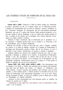 LAS GUERRAS CIVILES DE PAMPLONA EN EL SIGLO XIII