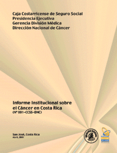 Informe institucional de cáncer en Costa Rica