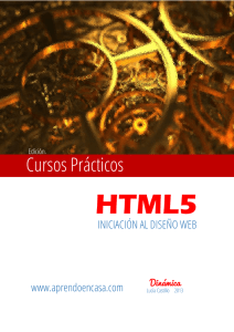 HTML5 INICIACIÓN AL DISEÑO WEB