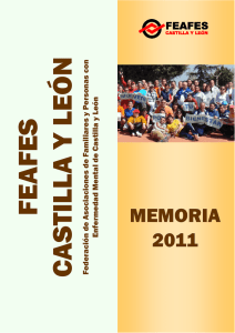 memoria 2011 - Salud Mental Castilla y León