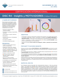 (DISC) y Motivadores - TTI Success Insight Argentina