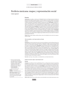 Periferia mexicana: mapas y representación social