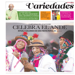 celebra el ande - Peruana
