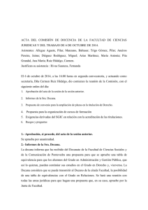 Acta 06/10/2014 - Facultade de Ciencias Xurídicas e do Traballo