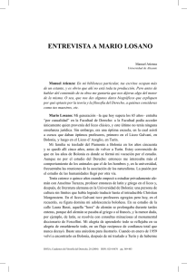 Entrevista a Mario G. Losano - Biblioteca Virtual Miguel de Cervantes