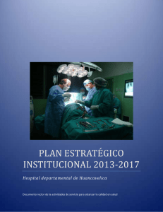 PLAN ESTRATÉGICO INSTITUCIONAL 2013-2017