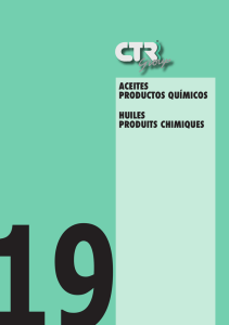 ACEITES PRODUCTOS QUÍMICOS HUILES PRODUITS CHIMIQUES