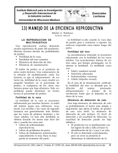 13) manejo de la eficiencia reproductiva