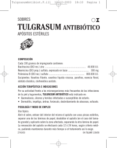 tulgrasum antibiótico