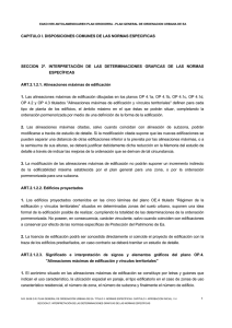 CAPITULO I. DISPOSICIONES COMUNES DE LAS NORMAS