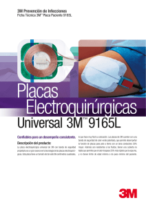 Placas Electroquirúrgicas Universal 3M™ 9165L