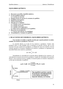 Tema 5 Equilibrio químico - Centro Concertado Juan XXIII Cartuja