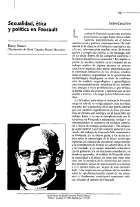 Sexualidad, ét¡ca y política en Foucault