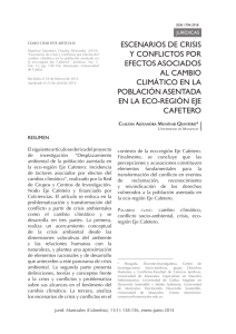 escenarios de crisis y conflictos por efectos