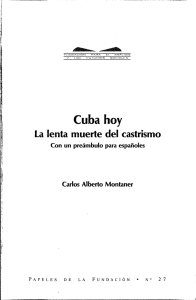 Cuba hoy - Fundación FAES