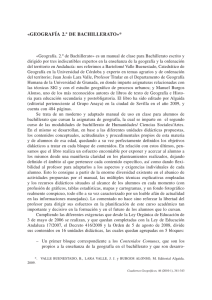 Geografía 2.º de Bachillerato - Portal de revistas de la Universidad
