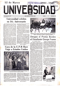 1 mar 1957 - UNIVERSIDAD