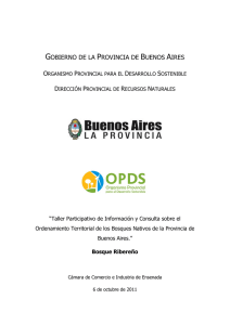 Bosque Ribereño - Organismo Provincial para el Desarrollo